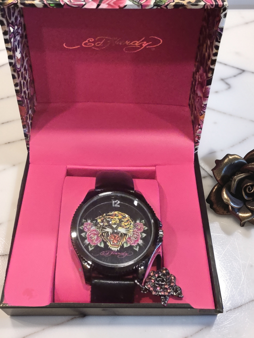 Ed Hardy Tiger Roar Watch NIB